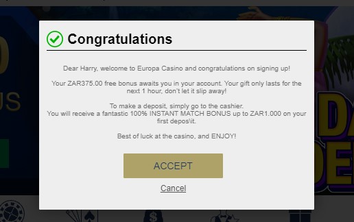 europa bonus screenshot