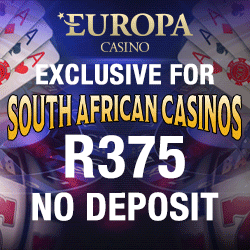 Europa Casino - R3750 Free No Deposit