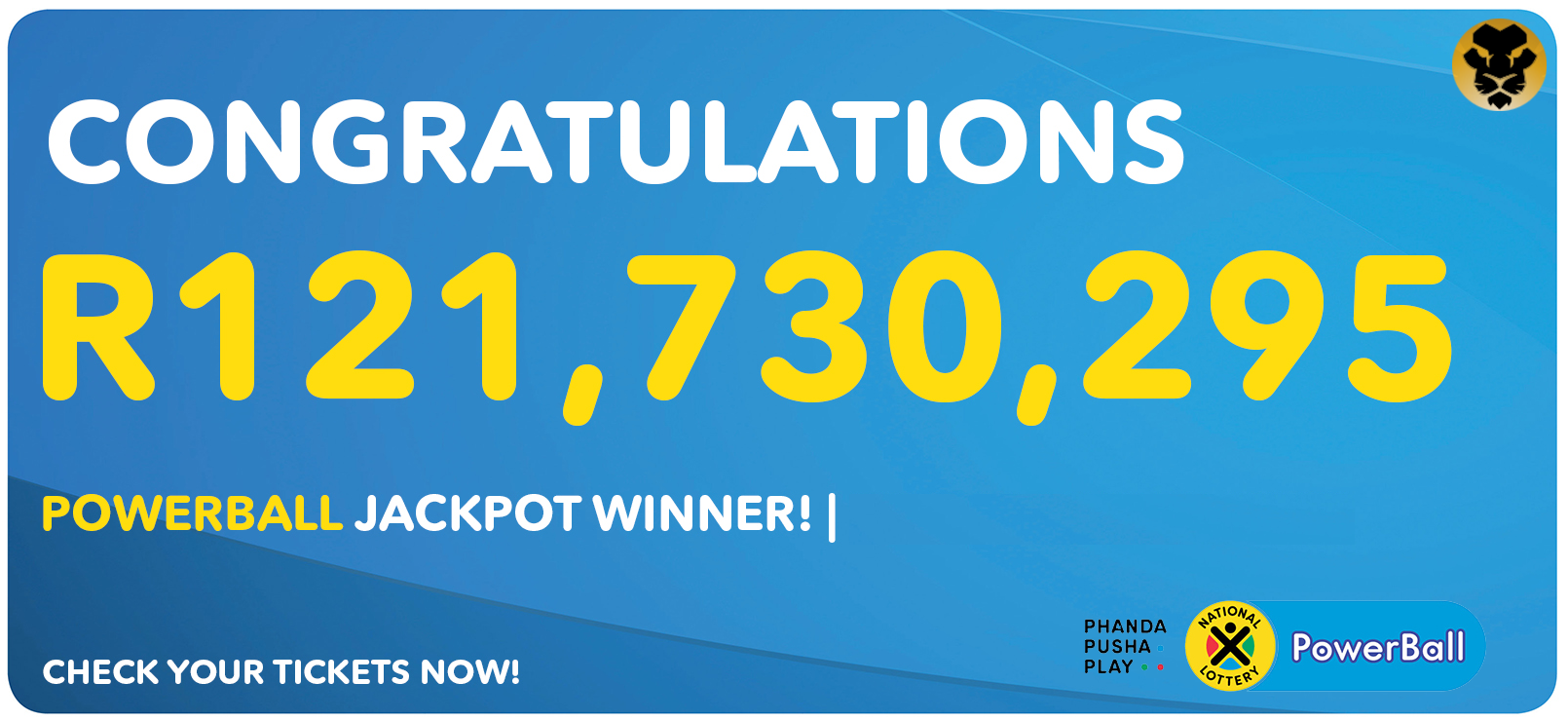 State Powerball Player Wins R121 Million