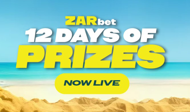 12 Days of Summer Prizes at ZARbet: Daily
Rewards from 15–26 December
